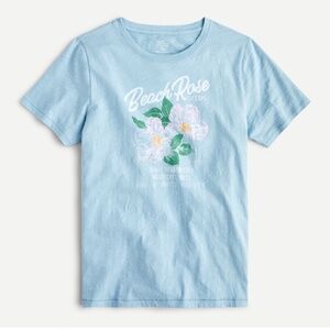 J Crew Vintage cotton "Beach rose" T-shirt